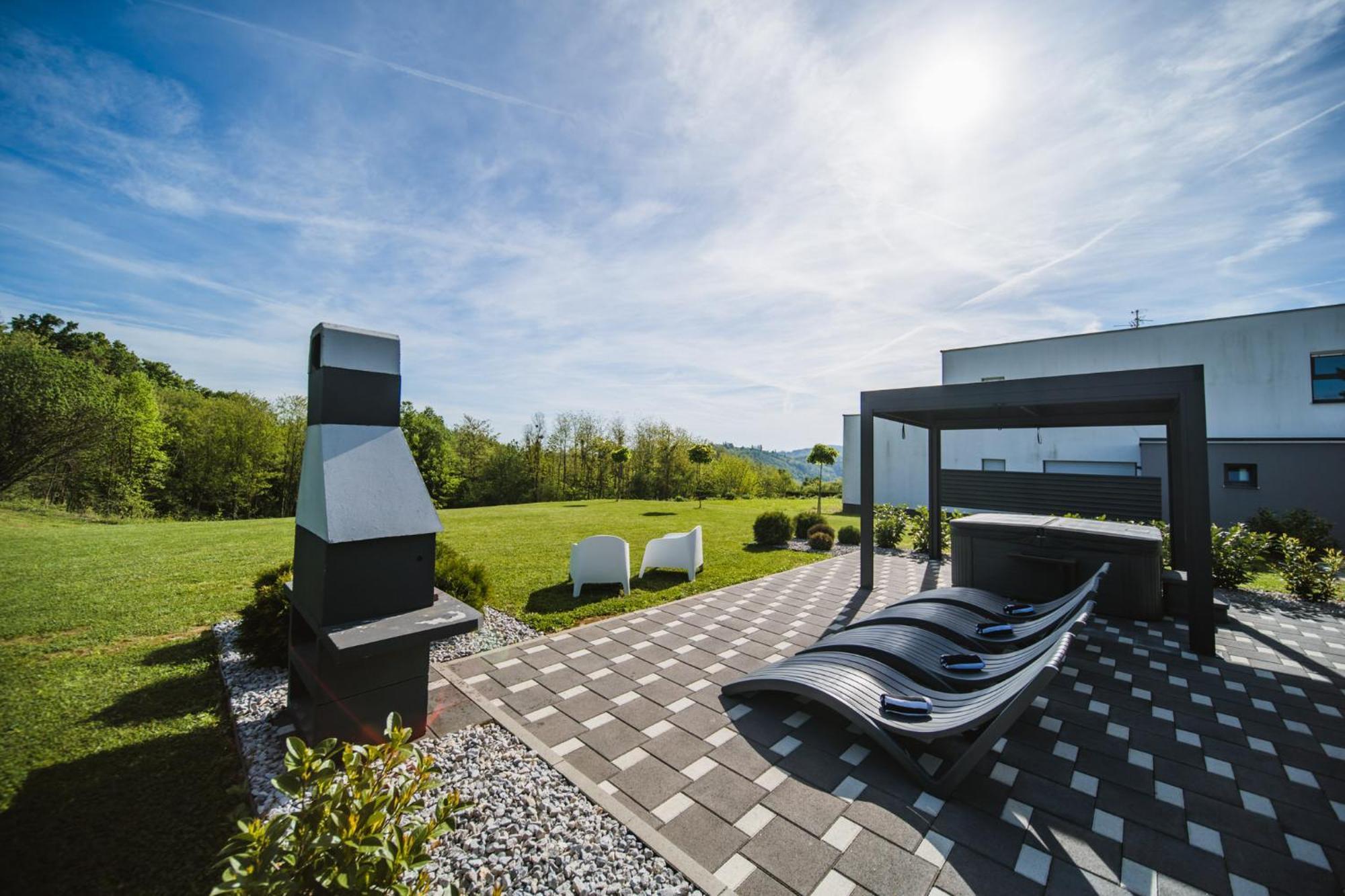 K Relax Place, Varazdinske Toplice, Modern Home With Sauna, Jacuzzi, Wifi Exteriér fotografie
